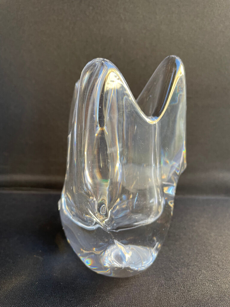 Schneider glassware - Pencil holder - Blown and cut crystal