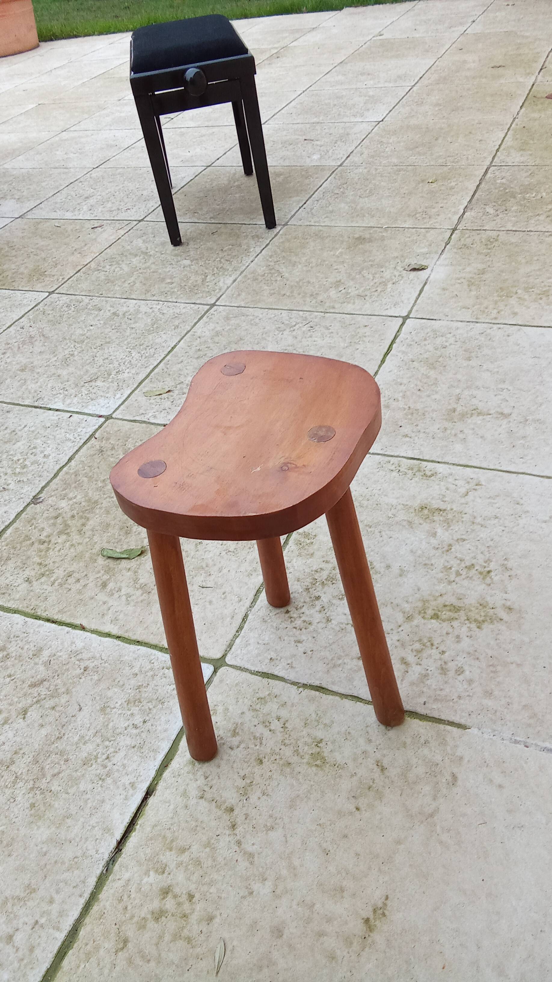 vintage milking farmer's stool