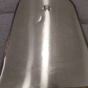 Brass and copper mirror