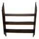 Vintage wooden wall shelve rack bookshelf in oak