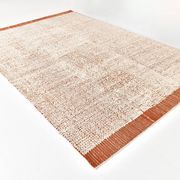 6x10 Terracotta Vintage Kilim Rug, 195x300Cm