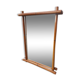 Vintage bamboo mirror