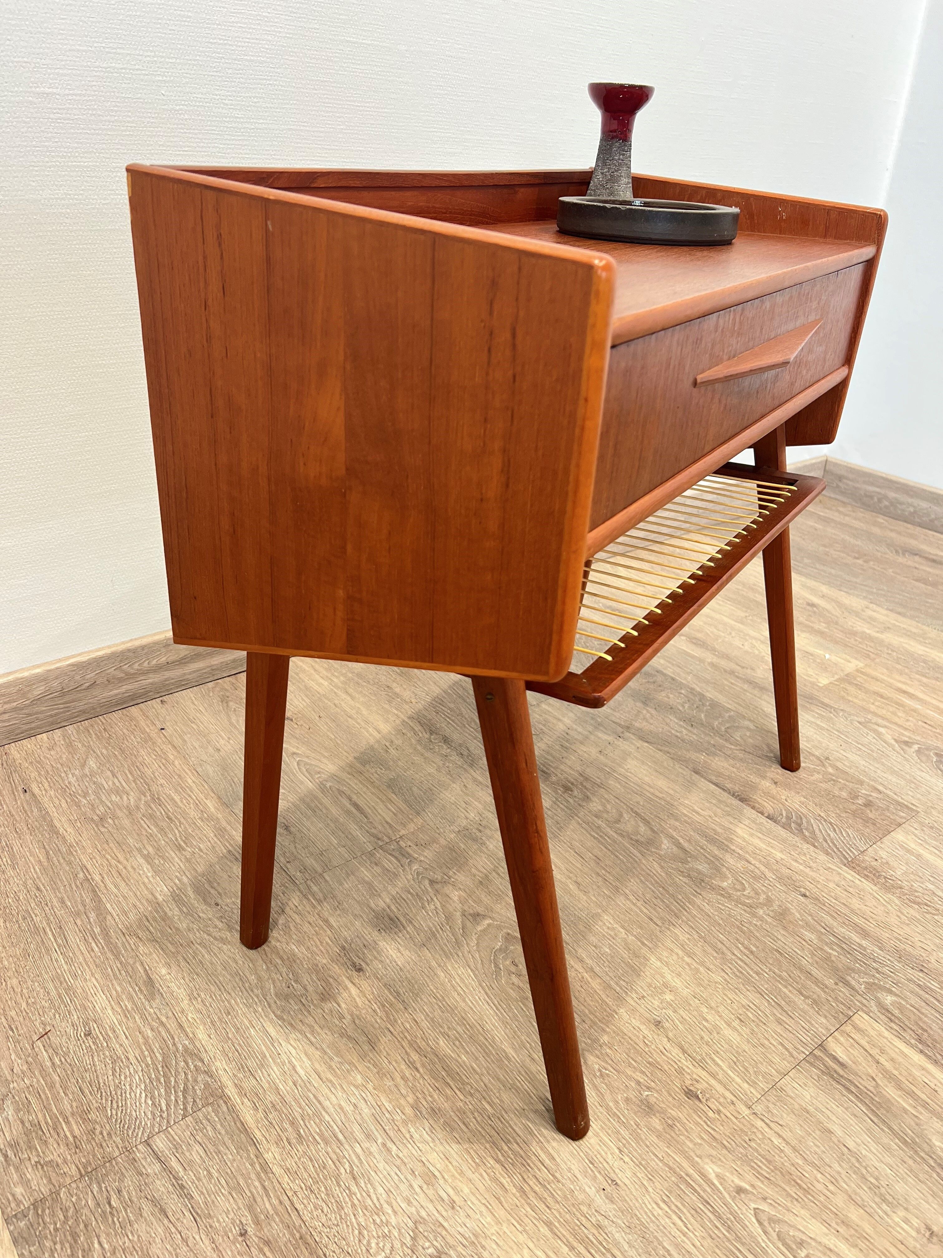 Scandinavian teak chest of drawers from Denmark.