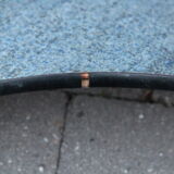 2 blue Formica cjaises, circa 1950