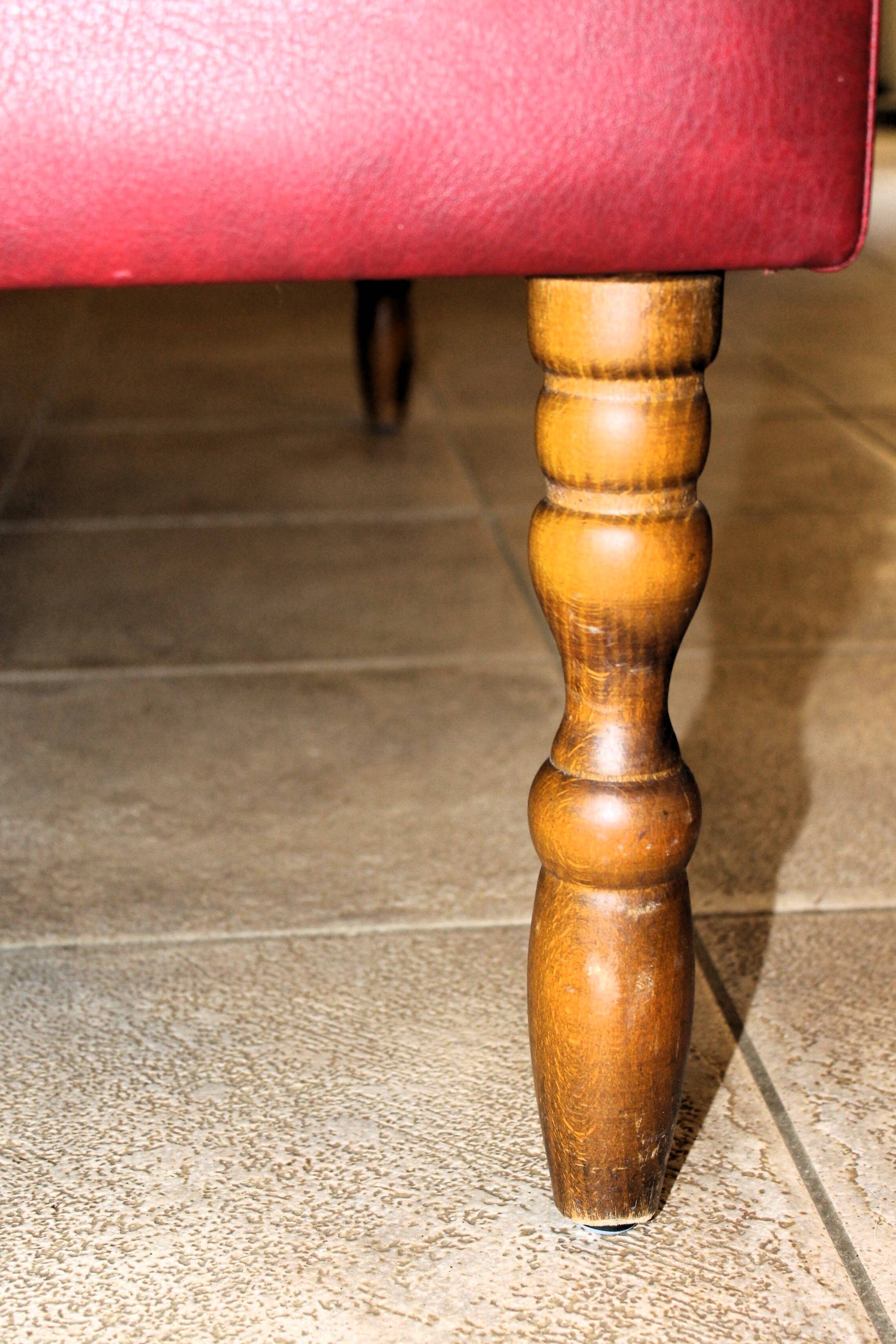 Authentic vintage bistro bench n°2