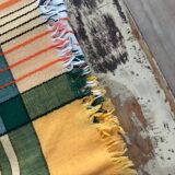 Checkered tablecloth