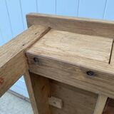 Rustic Farmhouse Coffee Table with 1 Drawer 1950