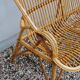 Seat rattan 60s vintage