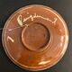 Glazed ceramic dish Puigdemont poisson, 1960