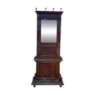 Coat rack - Napoleon III mahogany wardrobe