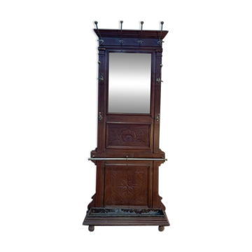 Portemanteau - Vestiaire en acajou Napoléon III