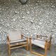 Pair of Safari Cikada armchairs by Bengt Ruda for IKEA, Sweden, 1970.