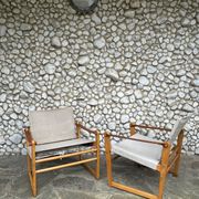 Pair of Safari Cikada armchairs by Bengt Ruda for IKEA, Sweden, 1970.