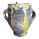 Pot / Jar in smoked and glazed ancient terracotta