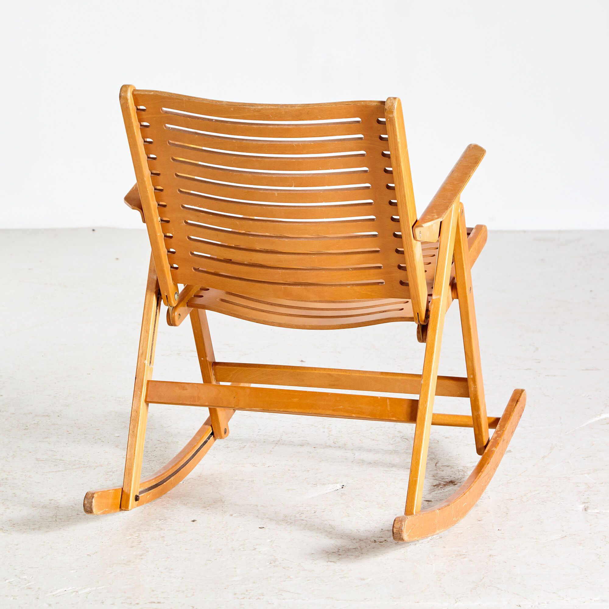 Rex rocking chair by niko kralj for impakta les