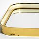 Beautiful original Mid Century Modern "Zier-Form" wall mirror with heavy br