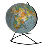 Vintage 1960 Girard Barrère world map globe - 33cm