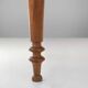 Wabi sabi style French dinner table in elm wood with drawer, ca. 1850