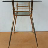 Vintage glass rolling dessert