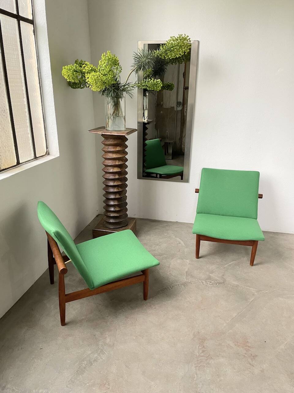 Pair of Finn Juhl Armchair model “Japan” France & Son