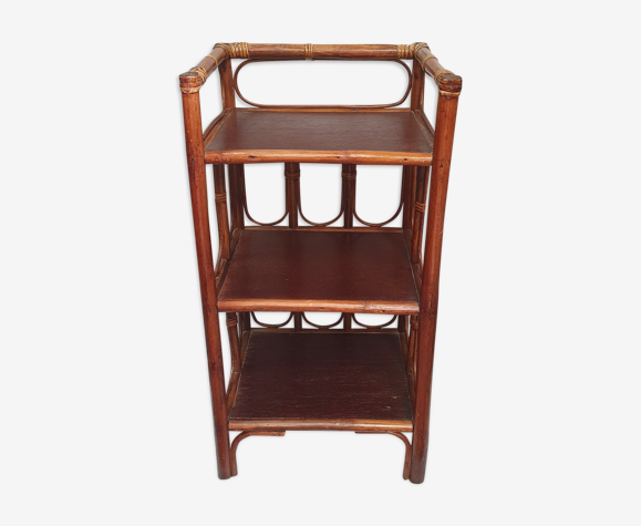Rattan shelf from 1980
