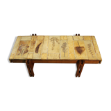 Ceramic coffee table Capron 1960