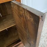 Bedside table / nightstand / column / Somno / Vintage mahogany stand
