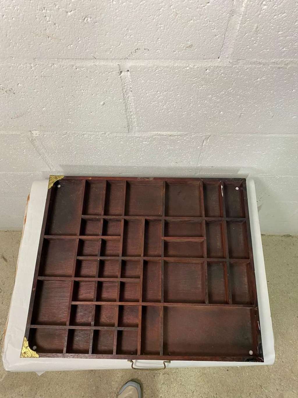 Vintage wooden shelf