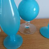 Set of ancient opaline vases