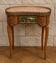 Louis XV style bean desk in marquetry and gilded bronze