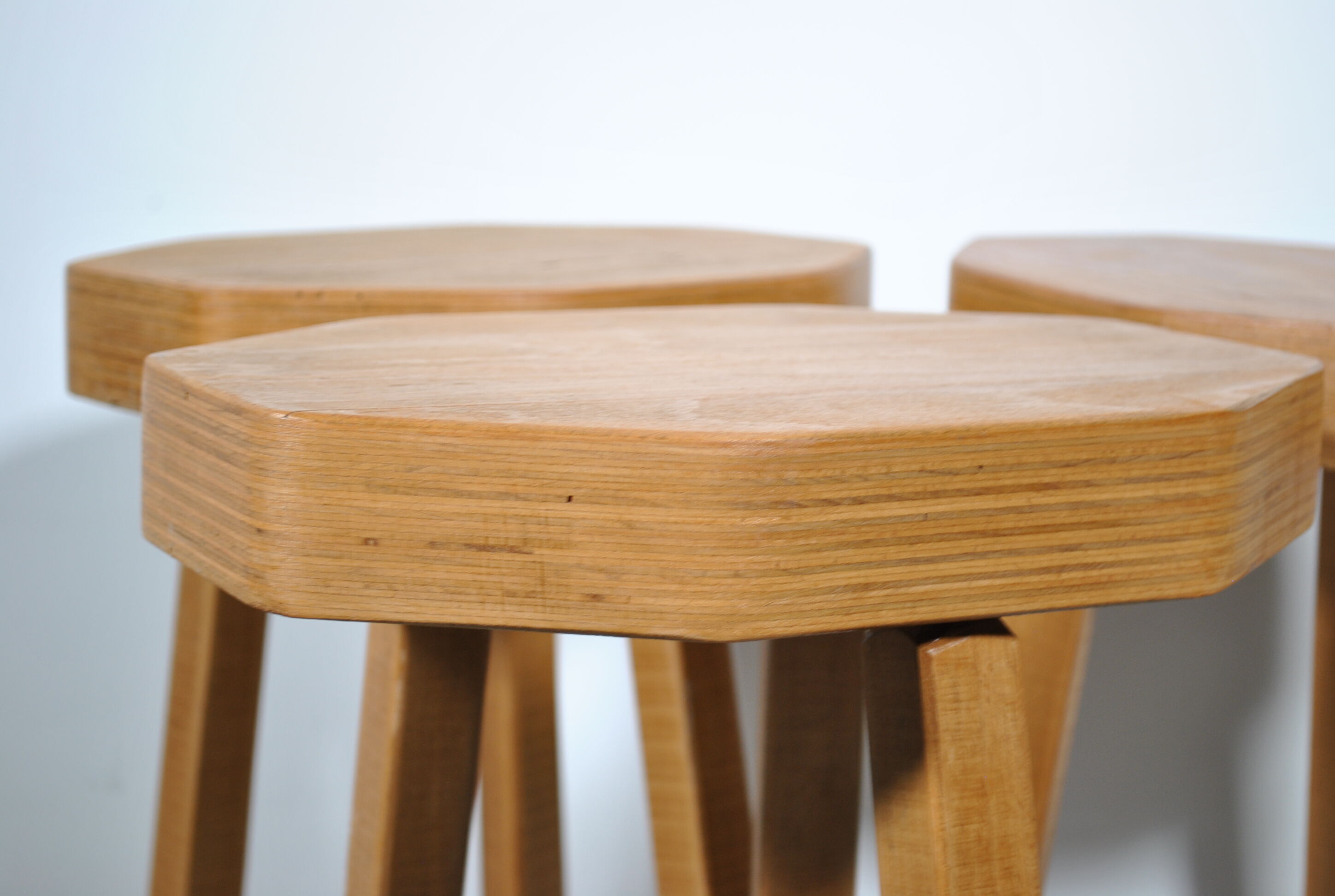 Lot de 3 Table d'appoint tripode 1960