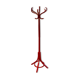 Red Baumann parrot coat rack