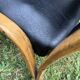 Suite of 8 bow wood chairs by William Von Bode publisher Steiner 1950