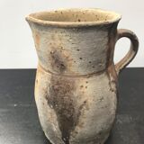 Ancien pichet grès naturel années 50 vintage