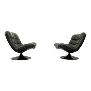 Lot de 2 chaises pivotantes - geoffrey harcourt