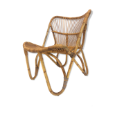 Rohe Noordwolde rattan chair, 1960, Netherlands
