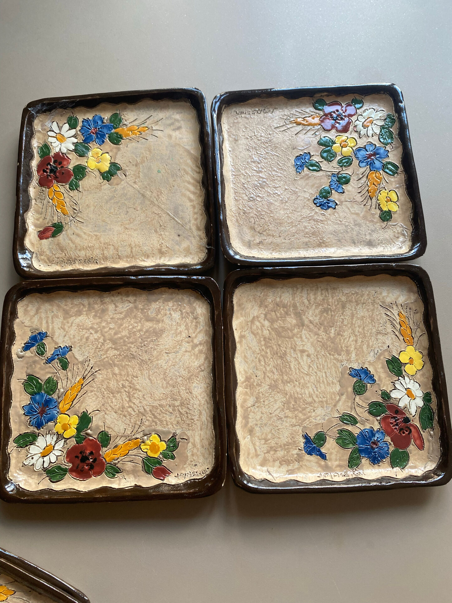 Vallauris dessert service
