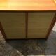 Vintage Scandinavian chest of drawers with 4 drawers in solid pine