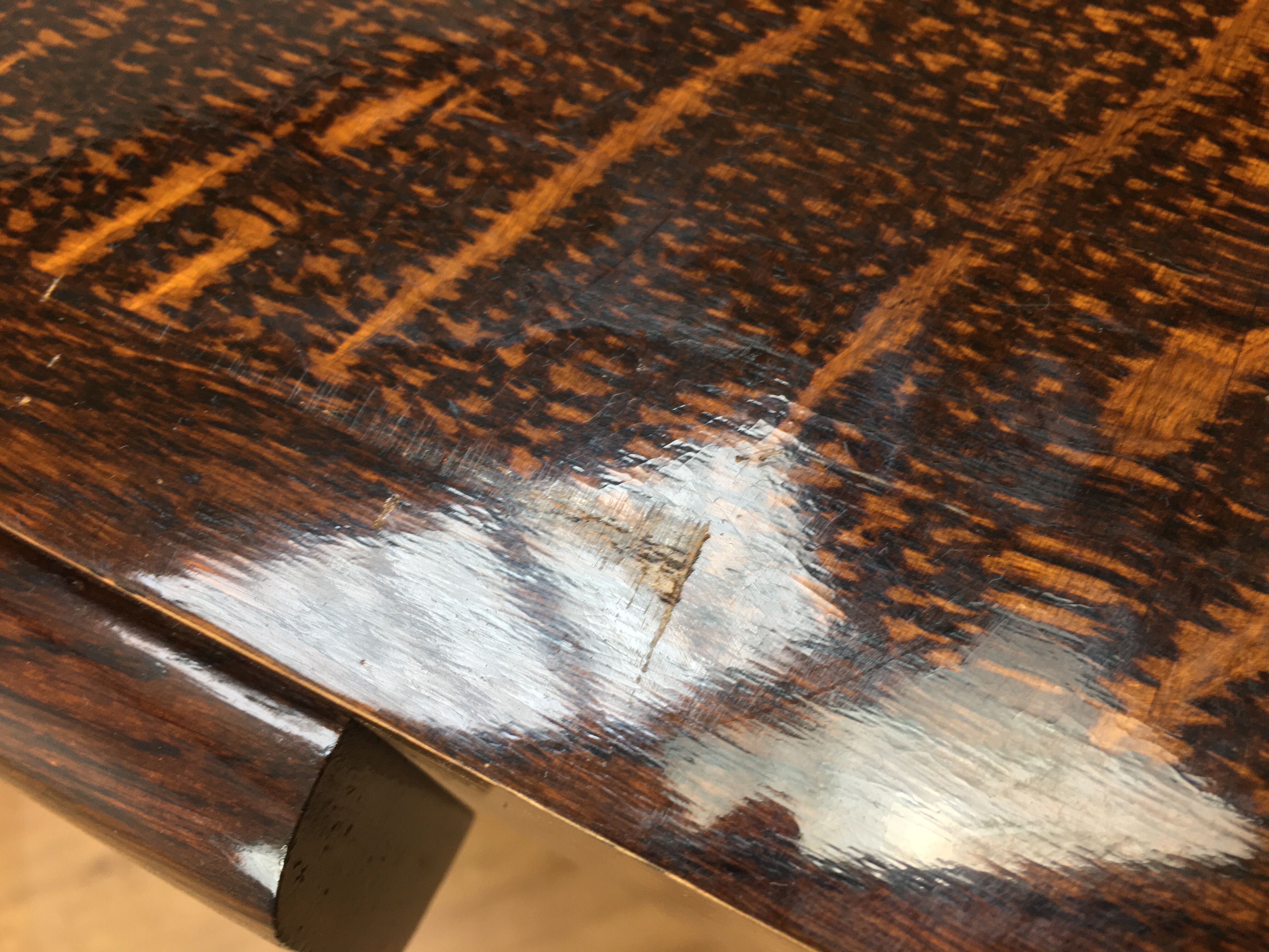 Massive and expandable art deco brutalist table