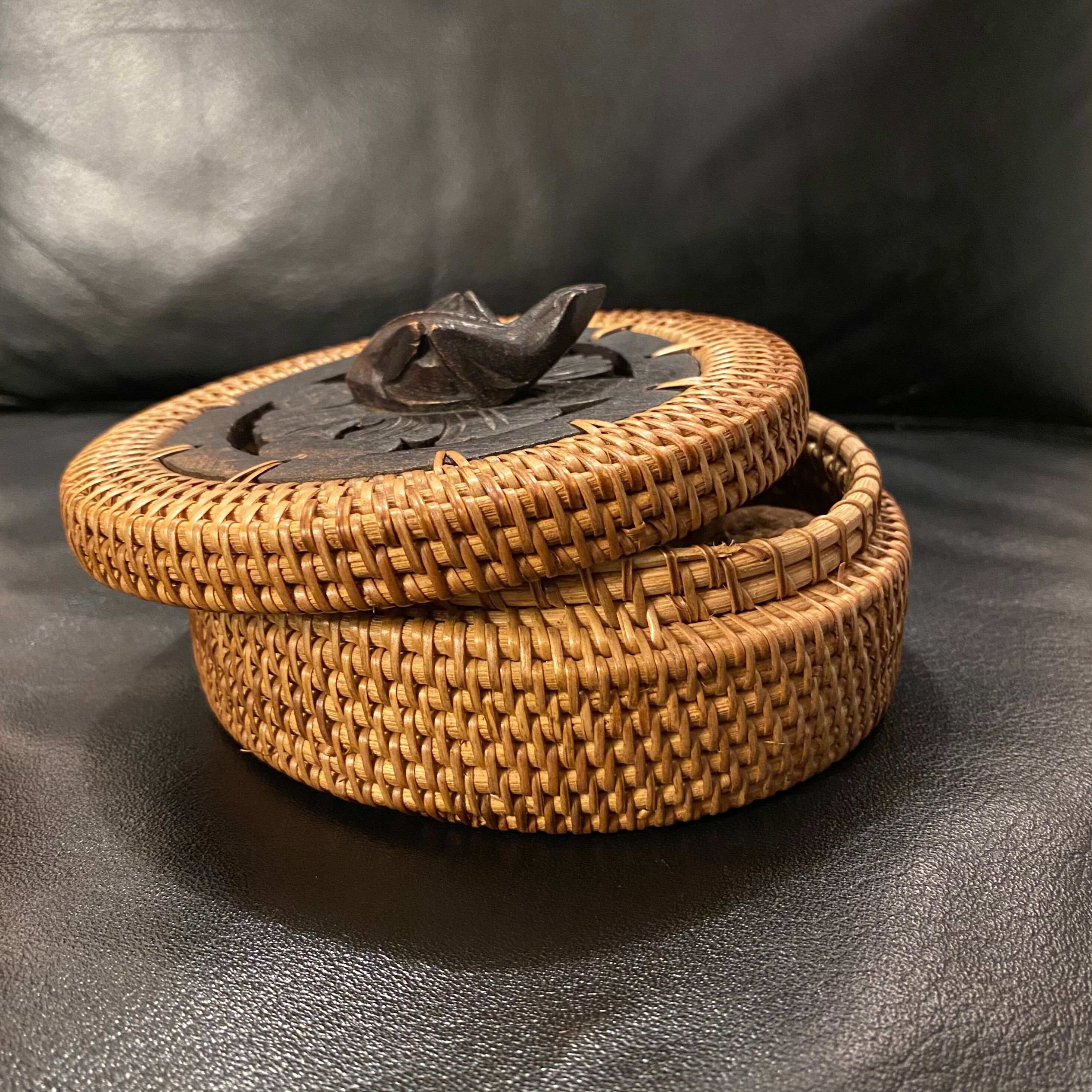 Handmade wicker box