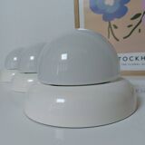 Suite of 3 space age wall lights, Austria 1970