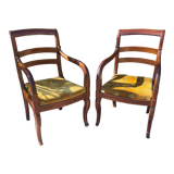 Paire de fauteuils de style Empire