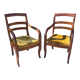 Pair of Empire style armchairs