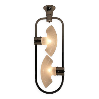 Suspension en verre de Murano par Aldo Nason pour Mazzega, années 1970
