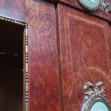 Louis XVI library in cedar burl