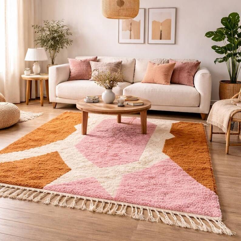 Authentic handmade Berber rug 150/250 cm