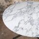 Calacatta marble Super Malta table, Roche Bobois, 1980s