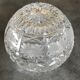 Vase crystal ball schonborner bleikristall germany floral motifs
