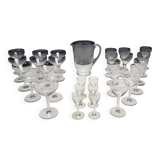 Prlncess House Heritage 30 Piece Etched Crystal Stemware Set