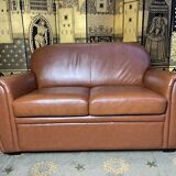 Leather club sofa
